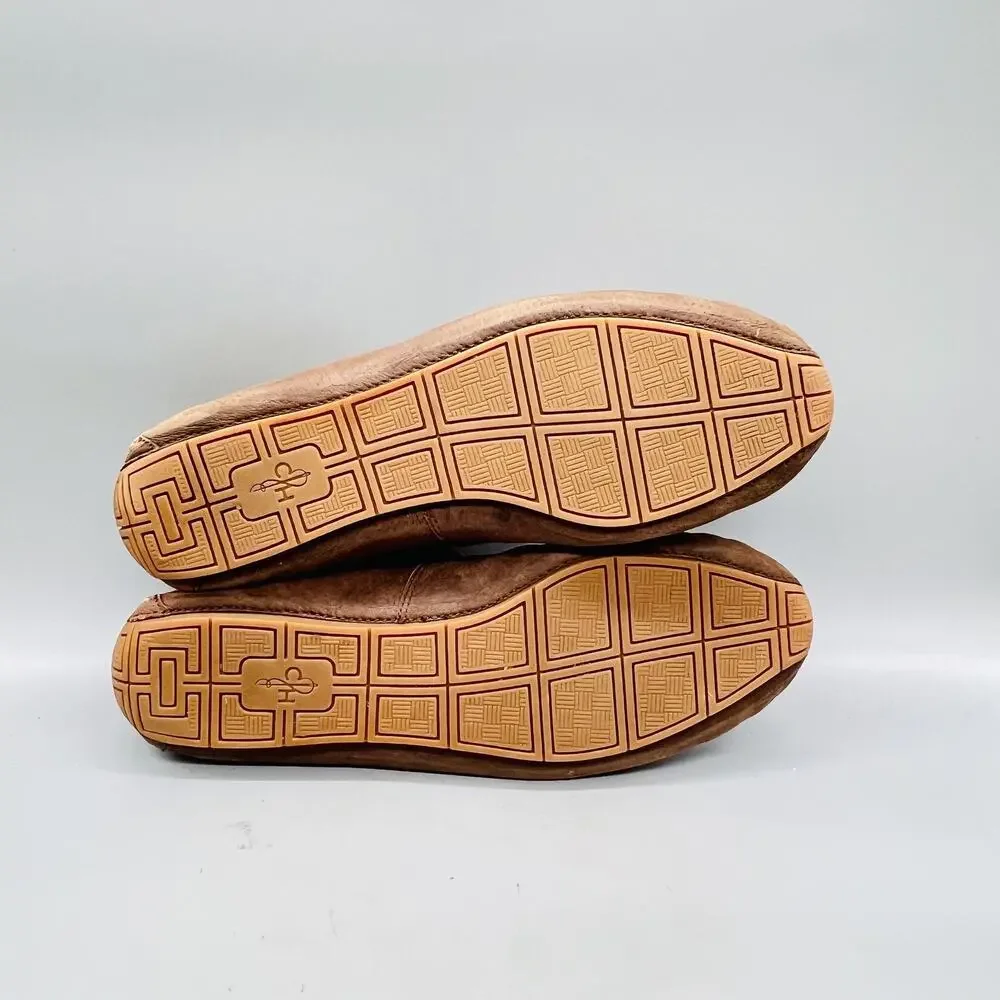 Cole Haan Shoes Mens 12 Brown Nubuck Driving Moc Loafers Slip On Casual Comfort